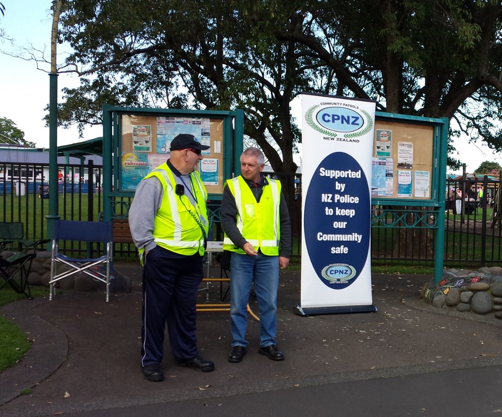 Tauranga South Community Patrol at Cherry Blossom Festival Greerton Village